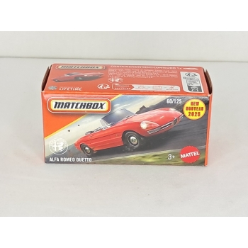 Matchbox 1:64 Alfa Romeo Duetto red